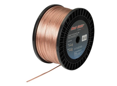 REAL CABLE HP de très haute qualité PRO10 transparent 3,30 mm2  - vendu au mètre