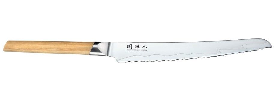 KAI Gamme Seki Magoroku Composite Couteau à pain 9" (23,0 cm)