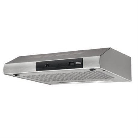 FRANKE Hotte visière 60cm inox FTT6322 classe D, débit max 380m3/h