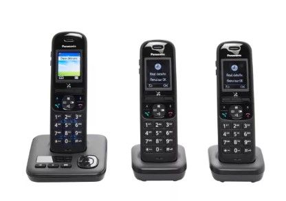 PANASONIC téléphone trio sans fil KXTGH723FRB