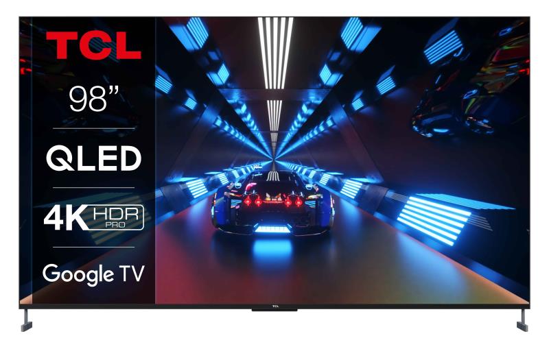 TCL TV QLED 4K Google TV 98C735 - modèle d'expo