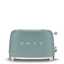 SMEG Toaster 2 tranches Style Années 50  - Emeraude TSF01EGMEU