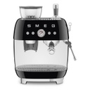 SMEG Machine expresso avec broyeur - noir EGF03BLEU Style Années 50