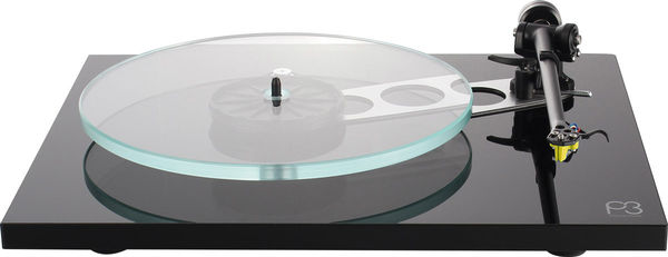 Tourne disque REGA PLANAR 3 noir laqué avec cellule - fonctionne uniquement en 50hz