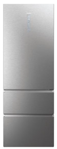 HAIER Réfrigérateur combiné 486 litres inox nouvelle classe D - 70cm de large