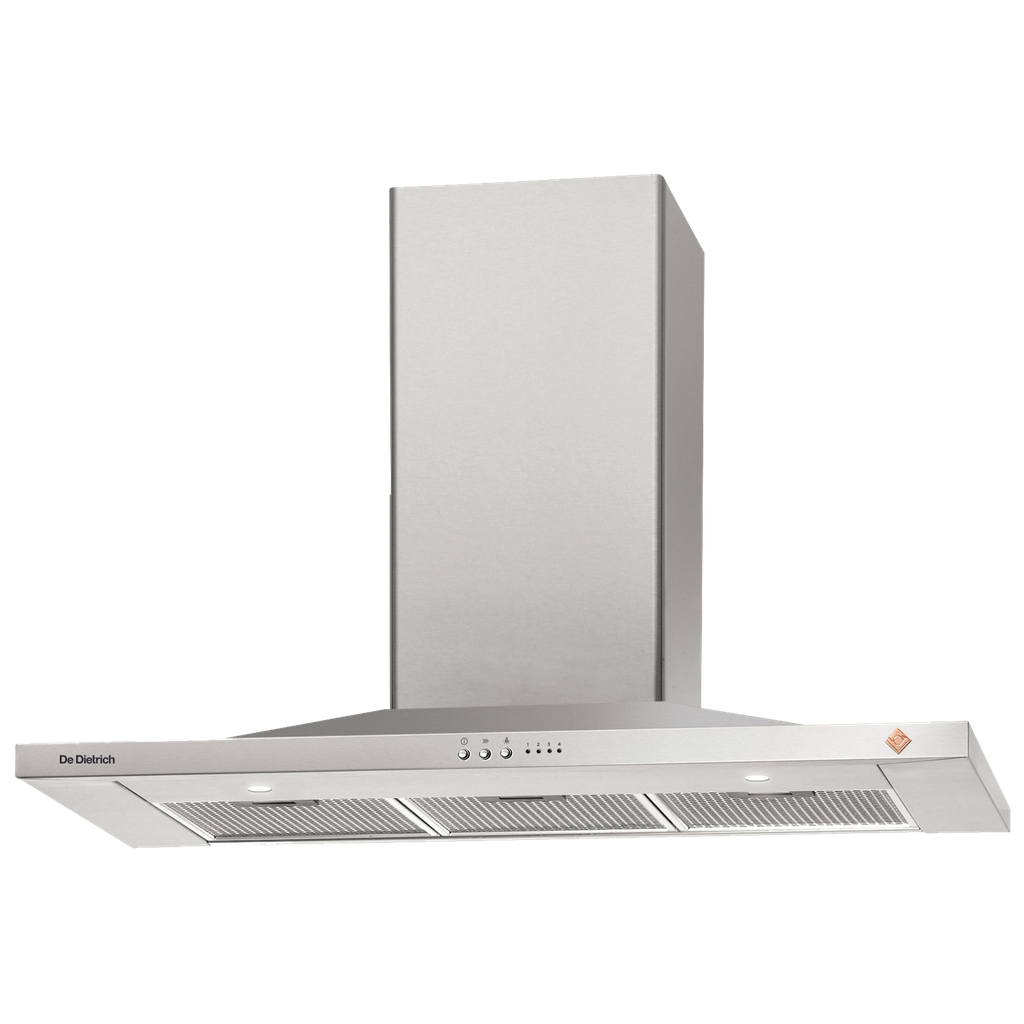 DE DIETRICH Hotte murale pyramide 90cm 519m3/h max - inox