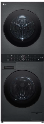 LG Washtower Compacte 12/10Kg anthracite F214WT8PB