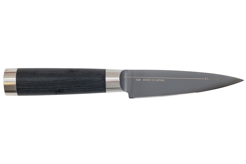 KAI Couteau Japonais Michel Bras n°8, 240 mm, fourreau en bois, désosseur