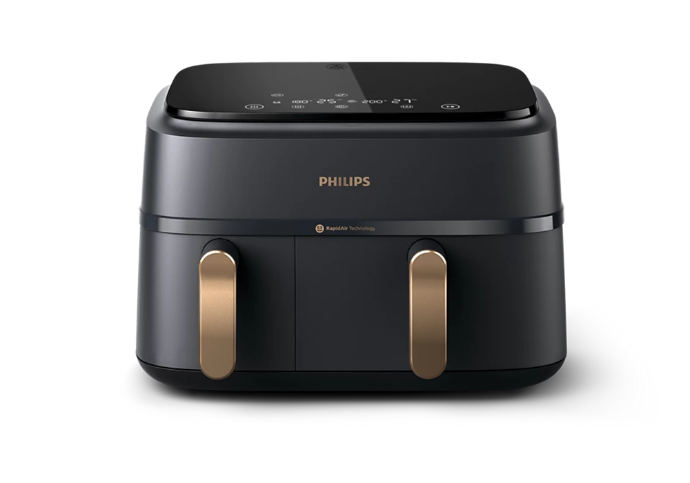 PHILIPS Série 3000 Airfryer à double panier NA352/04 - 9L