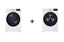 Pack LG XL : Lave Linge F14R31WHSA (11kg) + Sèche Linge RH1V51WH (10kg)