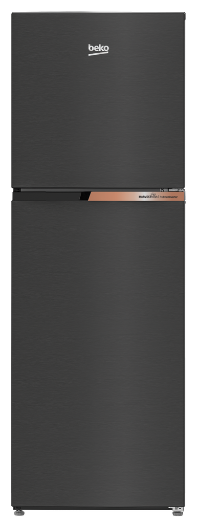 BEKO Réfrigérateur 2 portes 250L couleur dark inox