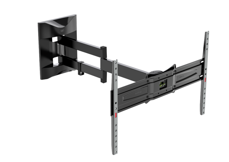 MELICONI Support TV - GS DR600 PLUS FB, INCLINABLE ET DOUBLE ROTATION +/-90°