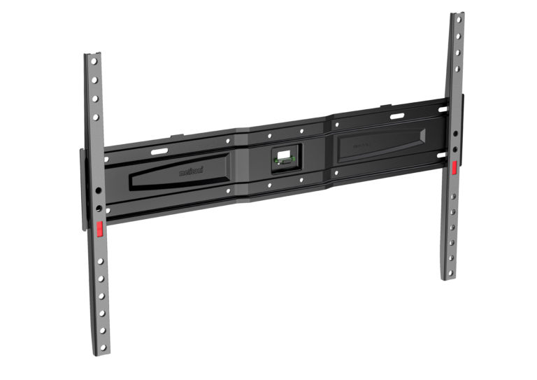 MELICONI Support TV - GS S600 PLUS FB CG, fixe, compatible avec les TV de 50″ à 86″ et conçu pour une installation sur murs en plaque de plâtre et murs pleins.