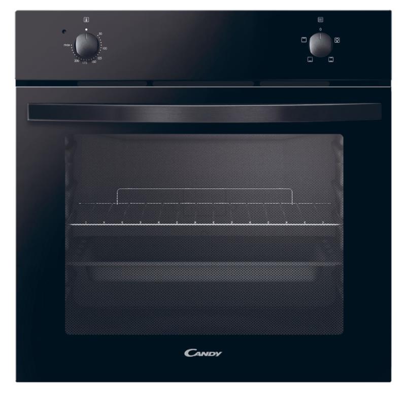 CANDY Four convection naturelle noir