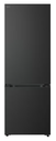 LG réfrigérateur combiné 70cm 465L classe C - noir acier