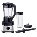 BRAUN Blender bol en verre 1400W PowerBlend 7 - 3 textures, programme lavage