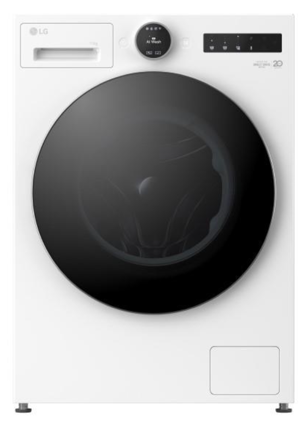 LG Machine a laver 11 kg 1400 tours nouvelle classe A-30% Lave-linge 11 kg | Molette avec écran LCD intégré | AI DD™ | Turbowash™ | Steam™
