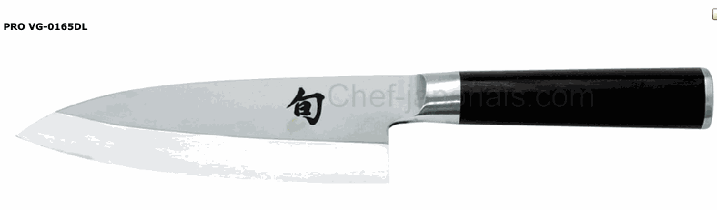 Couteau Japonais DEBA 16.5CM Gaucher SHUN PRO