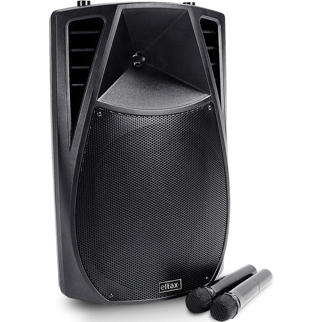 ELTAX Enceinte Sono 450W avec 2 x Micro SF Bluetooth USB - BT15"