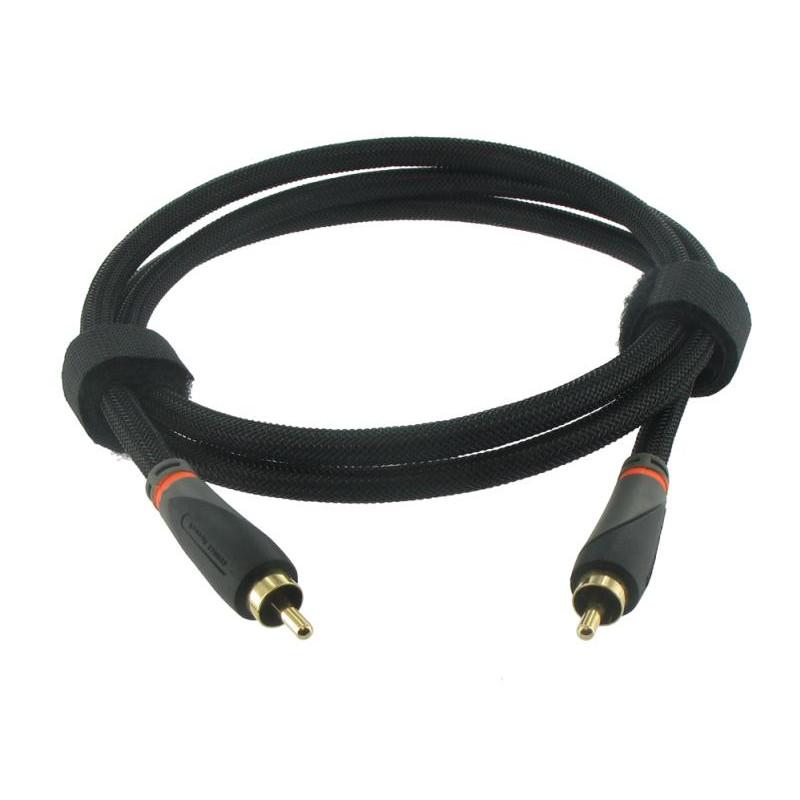 CORDON AUDIO COAX NUMERIC RCA M M 1.2m