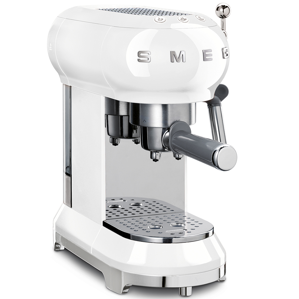 SMEG Expresso EFC01 BLEU blanc Style Années 50