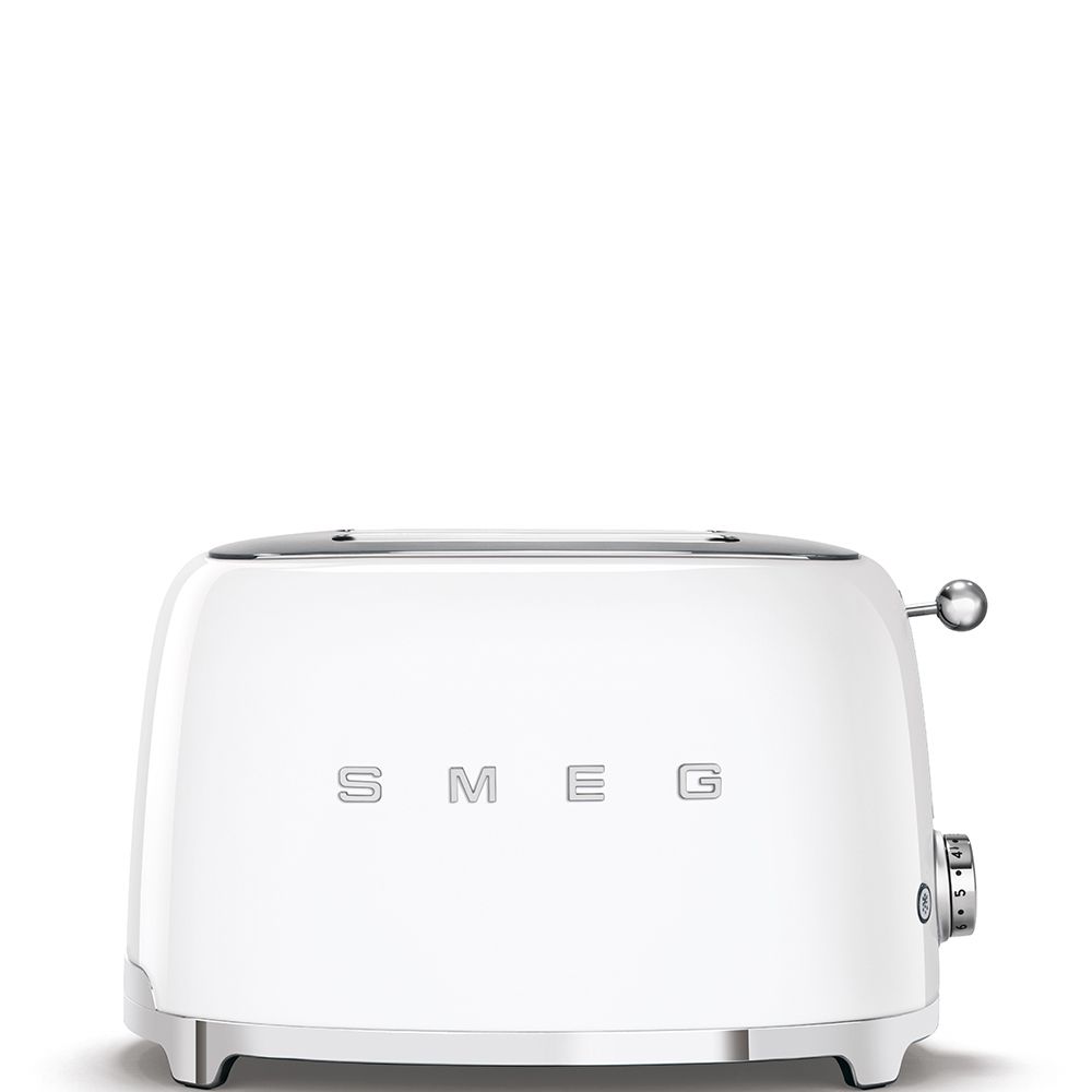 – SMEG – Grille Pain / Toaster | Style Année 50 | Coloris blanc | TSF01WHEU