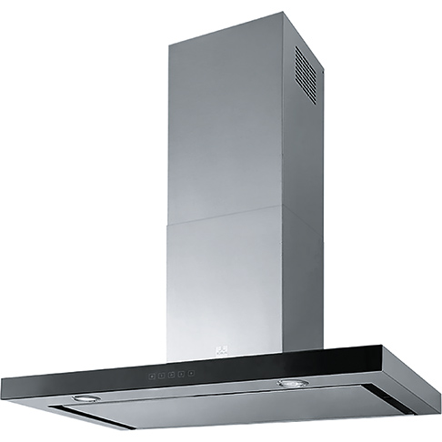 Hotte murale box 90cm inox & verre noir 691m3/h Austral ROBLIN