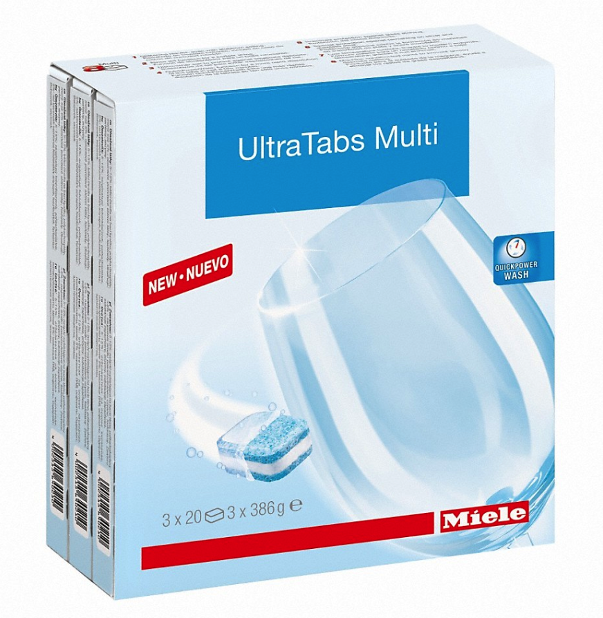 MIELE Ultra Tabs Multi 3 x 20p pour LV MIELE 