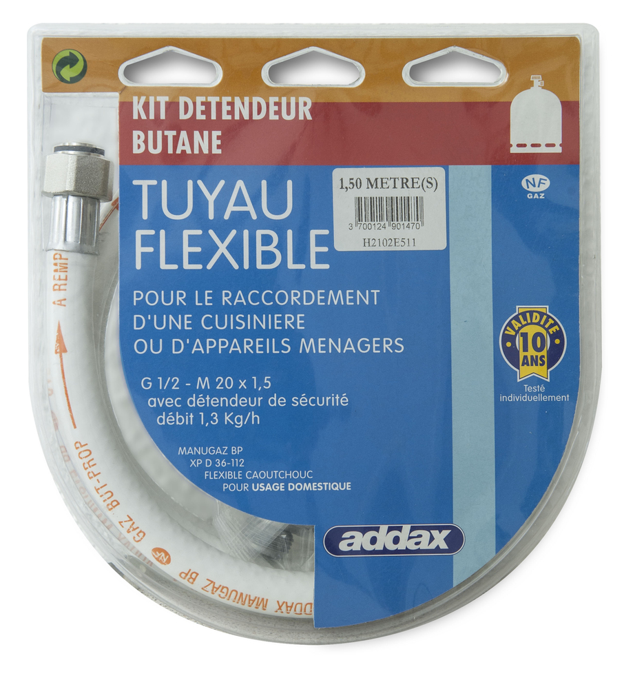 Accessoires Sèche-linge (réducteur 3/8 en 1/2 + détendeur + flexible gaz)
