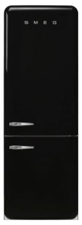 [(REC)FAB38RBL] SMEG Réfrigérateur combiné 436 litres noir - Design Années 50 A++