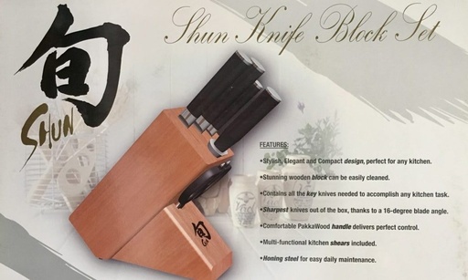 [DMB0700] DMB0700 Shun Knife Block Set (KAI)