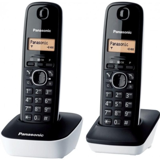 [KXTG1612FRW] Téléphone  DECT DUO PANASONIC BLANC