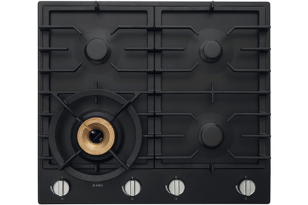 [HG1666AB] Plaque de cuisson 4 feux gaz ASKO noire