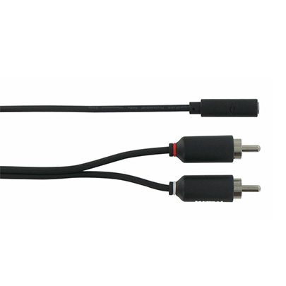[NOA3431] MELICONI Cordon Jack 3,5 M 2xRCA M ST 1,20m