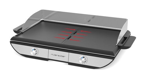[QPL665] Plancha-Gril bi-zone Pro QPL665