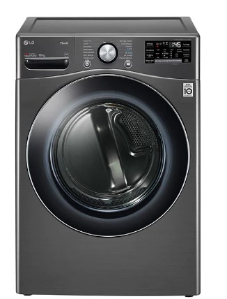 [RH6P12BS] LG Sèche linge pompe à chaleur 16kg anthracite