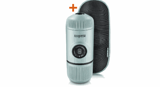 [WNANO-GR-ABH] WACACO Nanopresso Arctic Blue + Housse