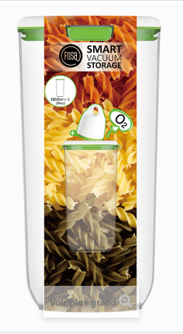 [MC10010] FOSA TURTLE Boite de conservation  sous vide 2850 ml
