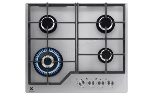 [KGG64362S] ELECTROLUX Plaque de cuisson 60cm verre silver