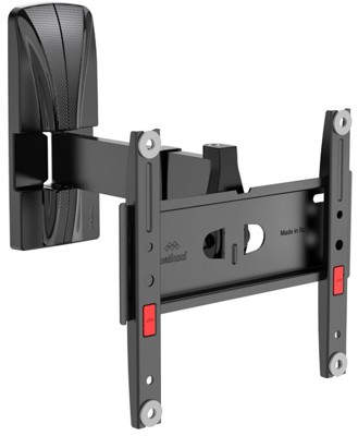 [480925] MELICONI SUPPORT MURAL INCLINABLE ET ORIENTABLE POUR TV de 14 à 40'' (36 à 101 cm) · Compatible VESA 50/75/100/200 +/- 90° GSR200PLUSFB 480925 (bras articulé)