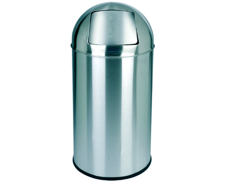 [899539] JVD POUBELLE PUSH 40 L INOX MIRROIR