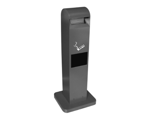 [899615] CENDRIER TOTEM + POUBELLE 12,5L SUR PIED