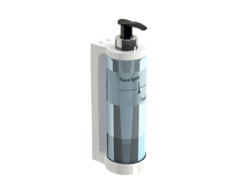 [8441768] DISTRIBUTEUR SAVON ISISS BLANC JVD