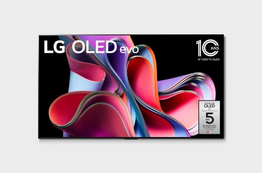 [OLED55G36LA] LG Smart TV OLED 55 pouces série G3 (gamme 2023 LG) Modèle d'exposition.