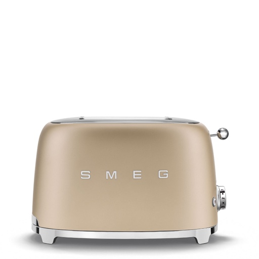 [TSF01CHMEU] SMEG Toaster 2 tranches Style Années 50  - Or Mat TSF01CHMEU