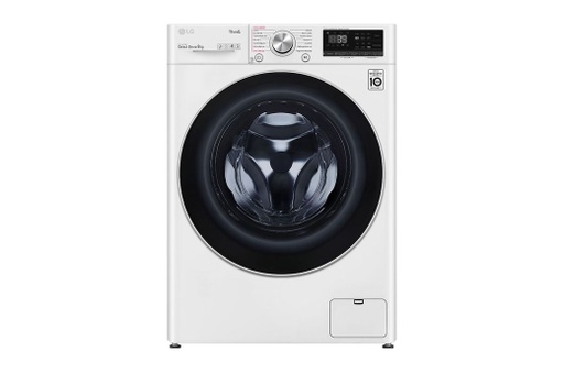 [(REC)F94V71WHST] (Reconditionné) LG Lave linge 9Kg 1400 t/mn Moteur Direct Drive garanti 10ans* Défroissage vapeur  Grade A (Ancienne A+++) F94V71WHST