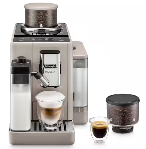 [0132215474] DELONGHI Rivelia Expresso Broyeur à grains interchangeable -  Sandy Cream