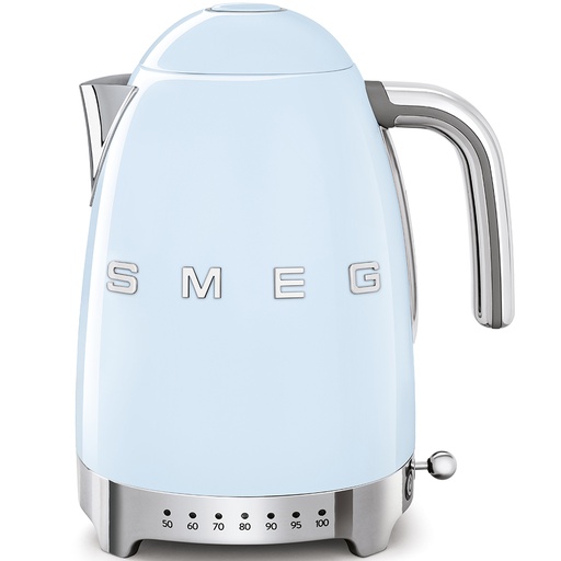 [KLF04PBEU] SMEG Esthétique Années 50 Bouilloire à température réglable bleu azur KLF04PBEU