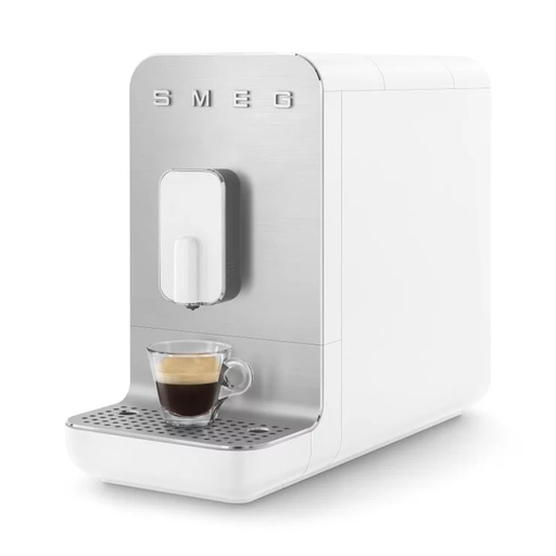 [BCC01WHMEU] SMEG Machine à café avec broyeur - Blanc mat