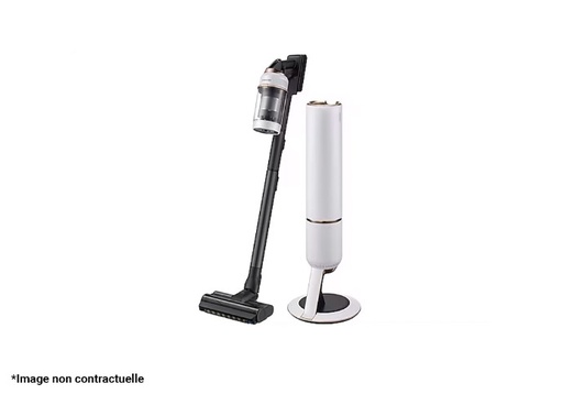 [VS20B95823W/WA] SAMSUNG Jet BeSpoke Jet Plus Pet - Aspirateur balai blanc avec Clean station